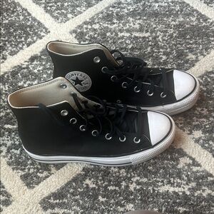 Converse Black and White High-Tops
